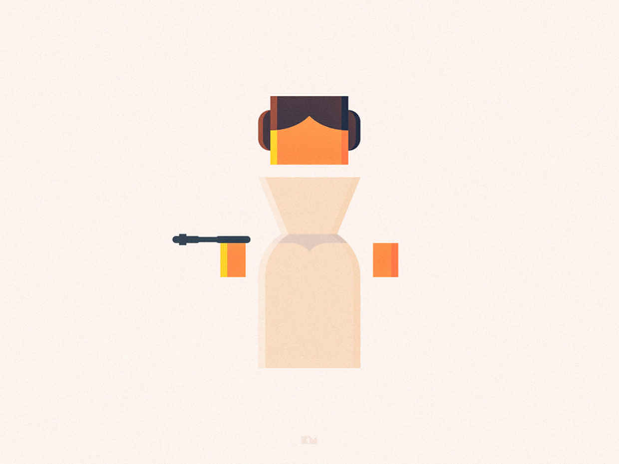 Les hommages en illustrations de Carry Fisher ou Princesse Leia dans StarWars 32