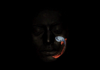 L’animation d’un visage grâce au body painting