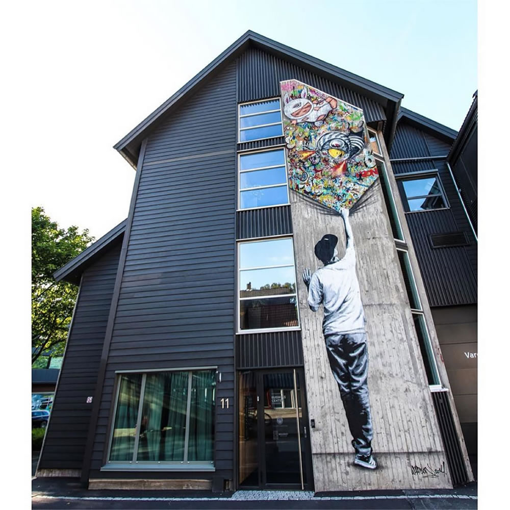 Mashup entre l'Art et StreetArt (Graffiti) - Le combo gagnant de créativité par Martin Whatson 22