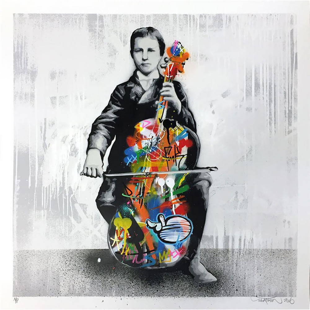 Mashup entre l'Art et StreetArt (Graffiti) - Le combo gagnant de créativité par Martin Whatson 5