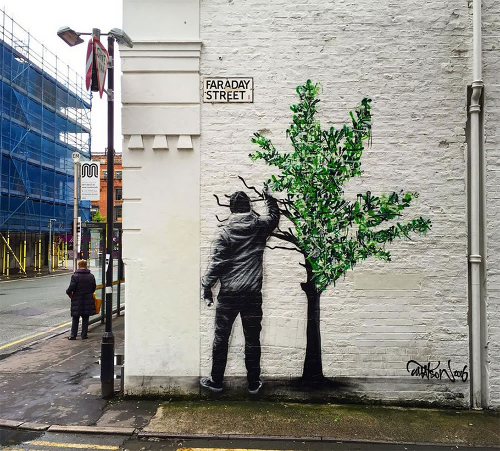 Mashup entre l'Art et StreetArt (Graffiti) - Le combo gagnant de créativité par Martin Whatson 20