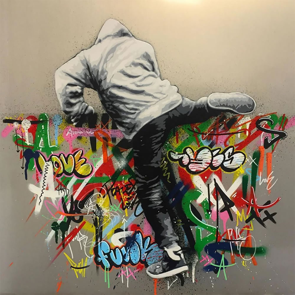 Mashup entre l'Art et StreetArt (Graffiti) - Le combo gagnant de créativité par Martin Whatson 3