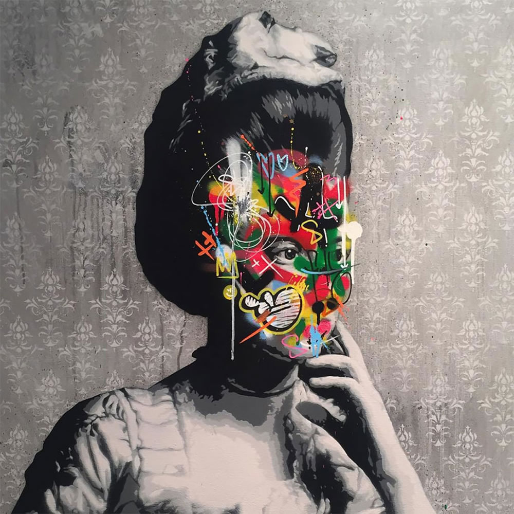Mashup entre l'Art et StreetArt (Graffiti) - Le combo gagnant de créativité par Martin Whatson 18
