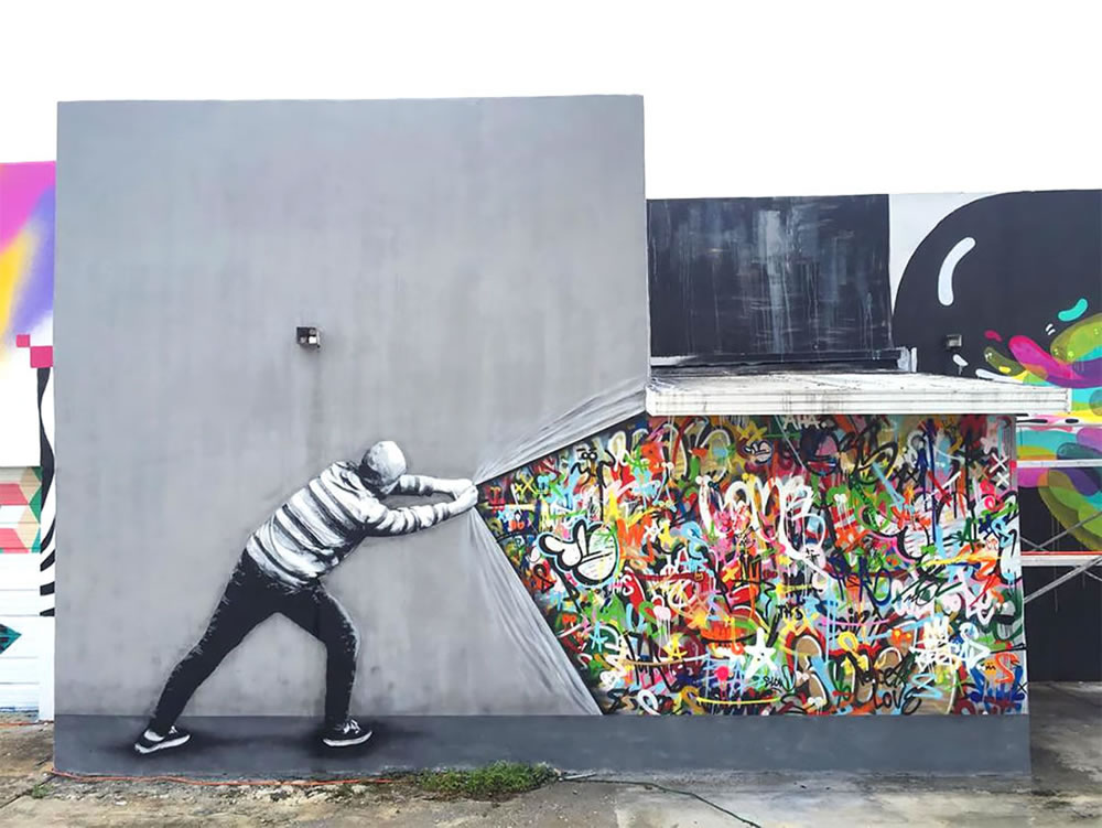 Mashup entre l'Art et StreetArt (Graffiti) - Le combo gagnant de créativité par Martin Whatson 17