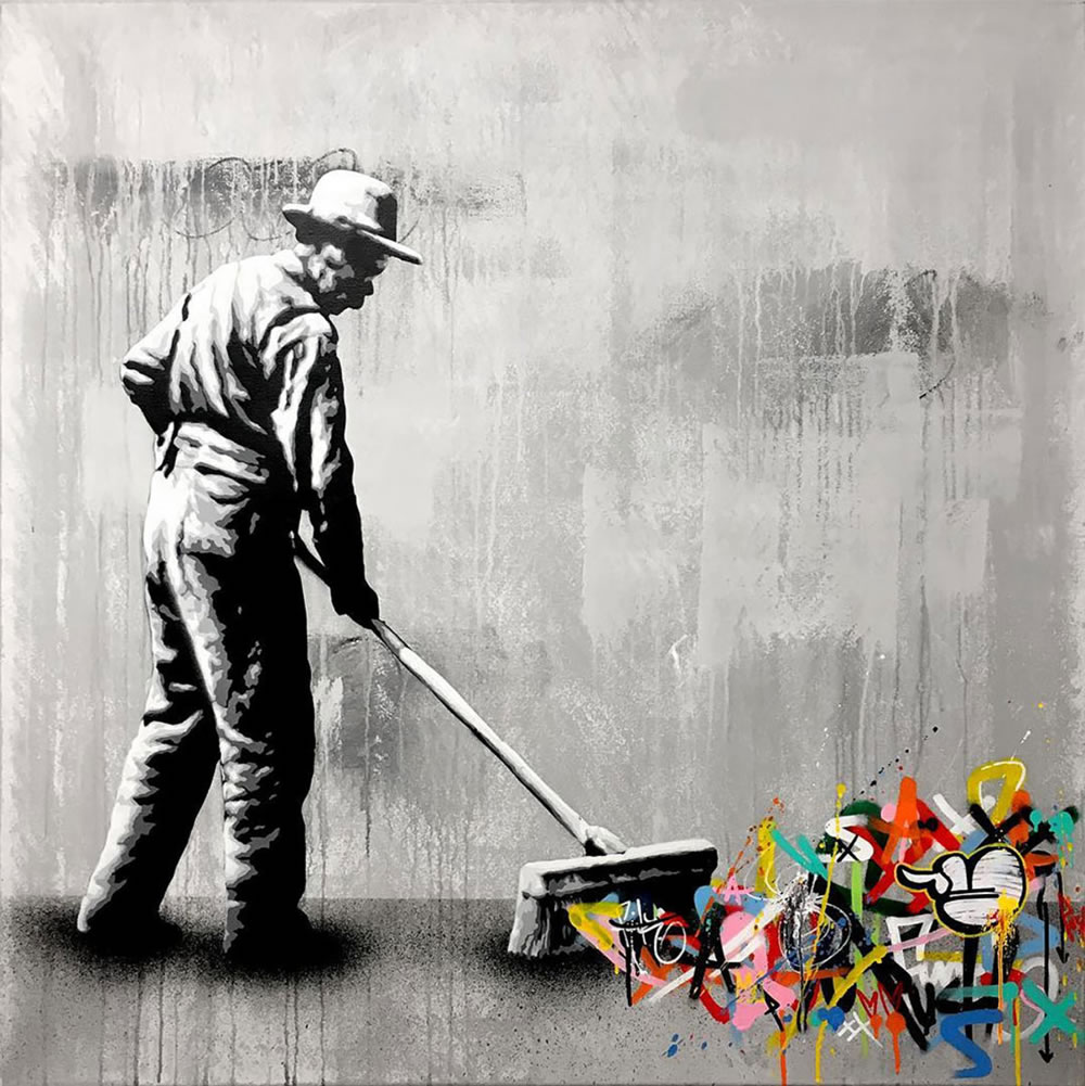 Mashup entre l'Art et StreetArt (Graffiti) - Le combo gagnant de créativité par Martin Whatson 29