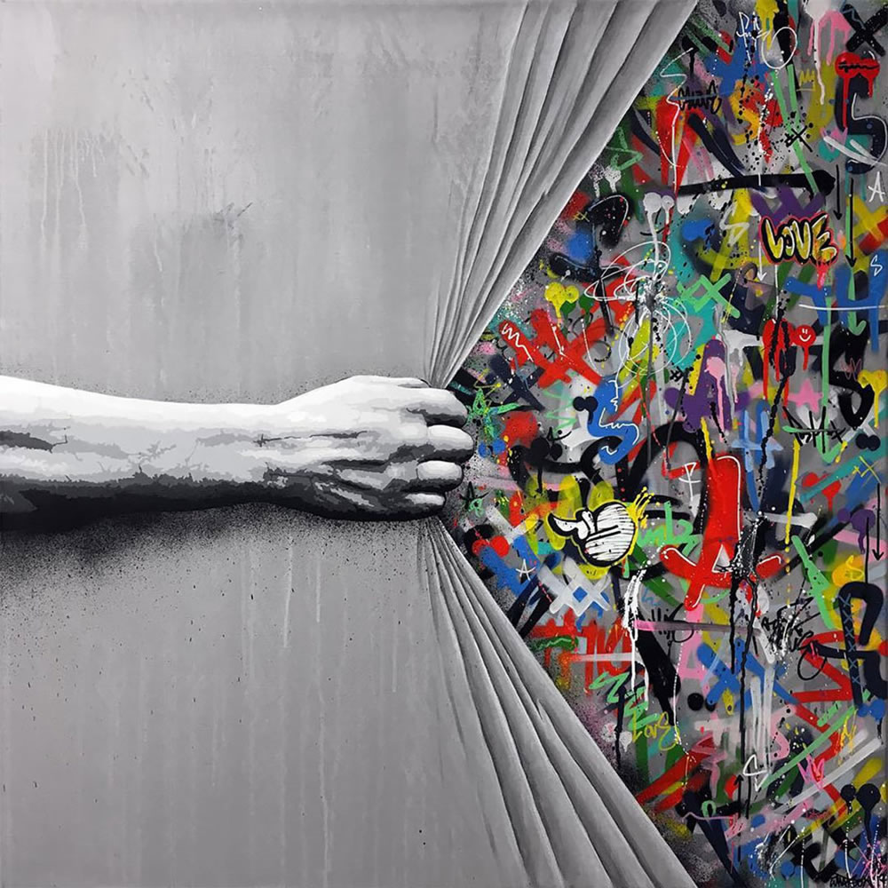 Mashup entre l'Art et StreetArt (Graffiti) - Le combo gagnant de créativité par Martin Whatson 27