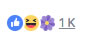 La nouvelle icône "réaction" Facebook en forme de fleur : Grateful ! 2