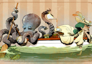 L’illustrateur de chez Disney imagine un monde avec une pieuvre…