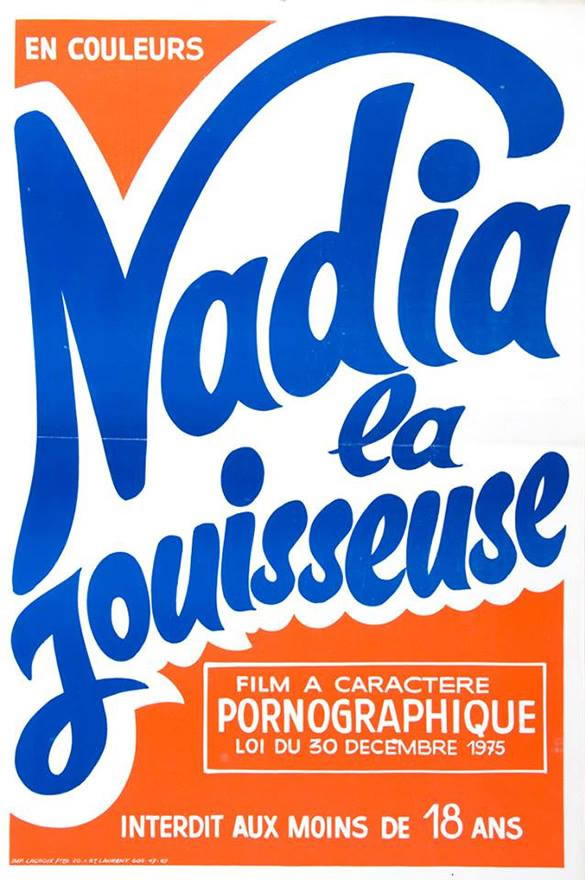 [NSFW] Les affiches typographiques des films Porno des années 70 22