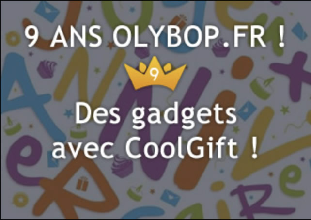 [Concours 9 ans Olybop] Gagnez Porteclé bluetooth, lampe Origami, cryptex…
