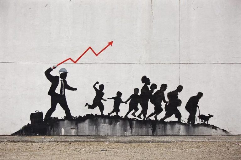 [Street Art] Nouvelle Oeuvre satirique de Banksy 2018 - #Olybop