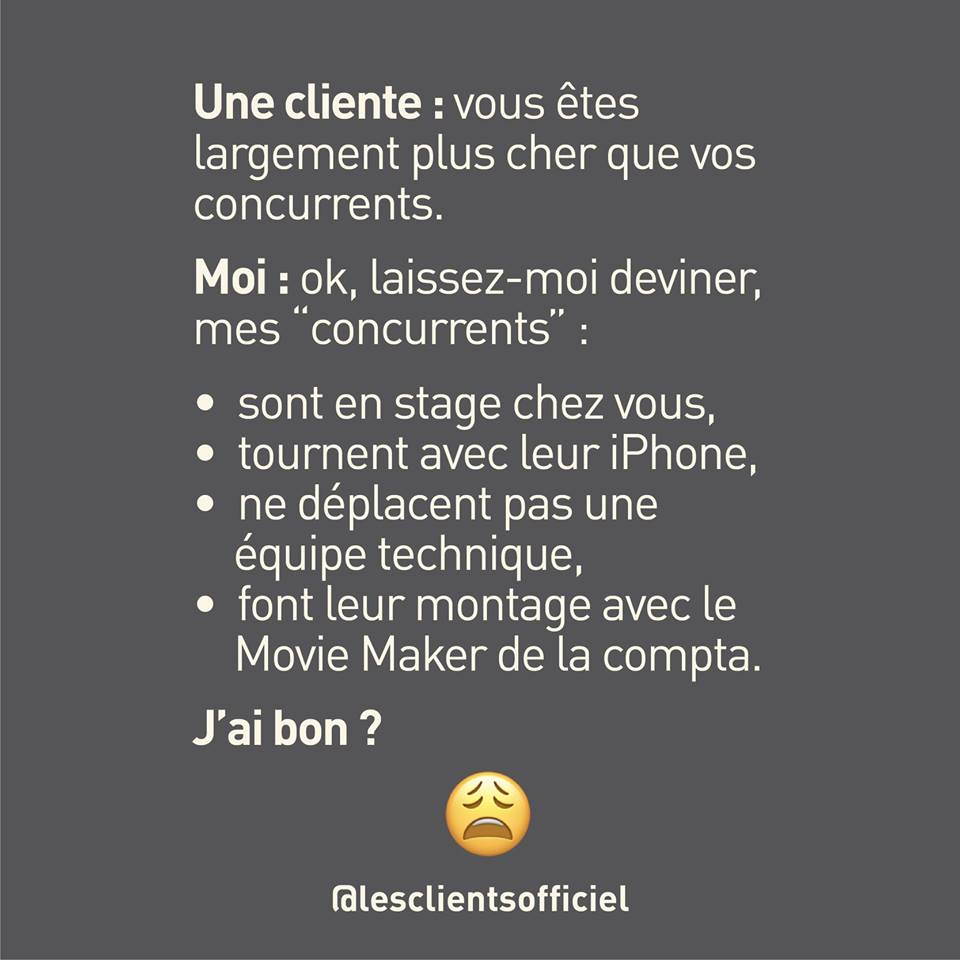 [Blague de Designer] Client VS Agence - Un Flyer format Web Merci (humour noir?) 1