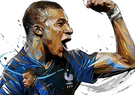 [Hommage Coupe du monde 2018] De superbes illustrations pour la victoire des bleus