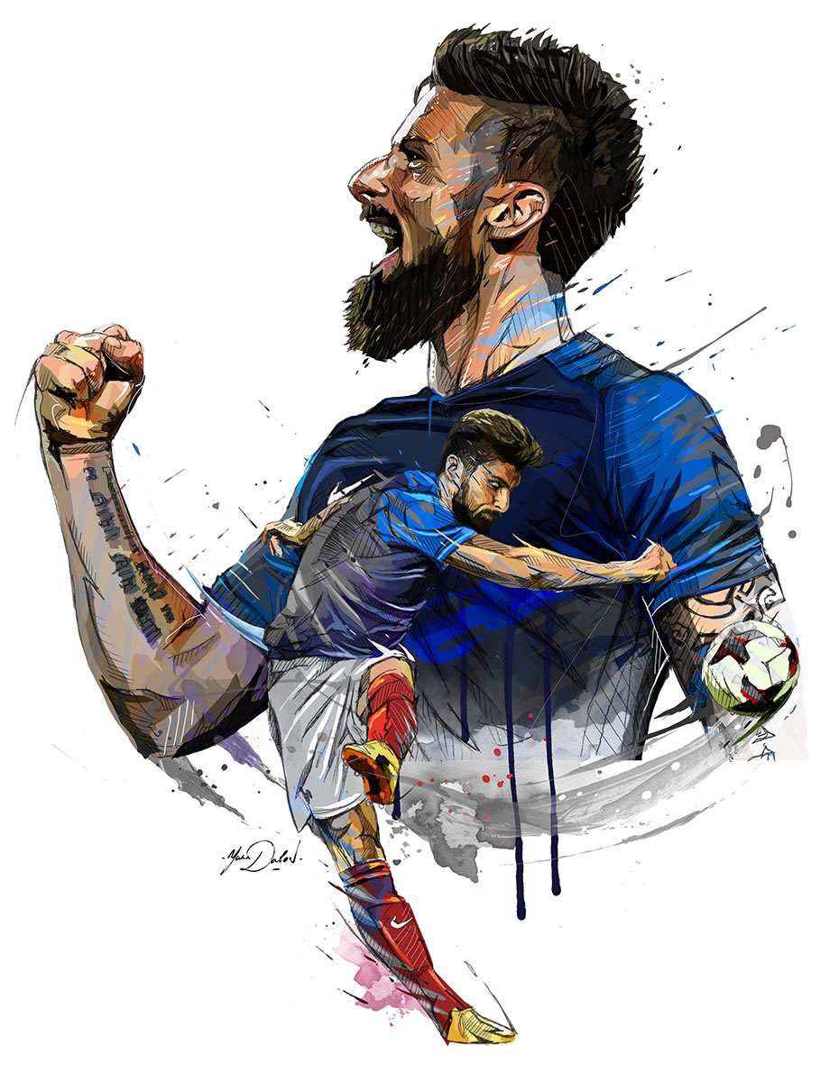 [Hommage Coupe du monde 2018] De superbes illustrations pour la victoire des bleus 5