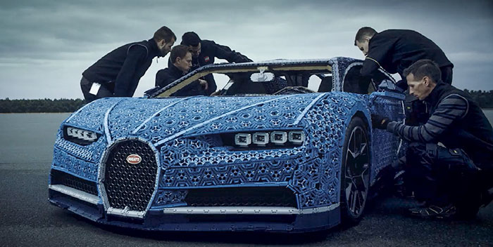 LEGO à construit une Bugatti Chiron avec 1 Million de pièces 9