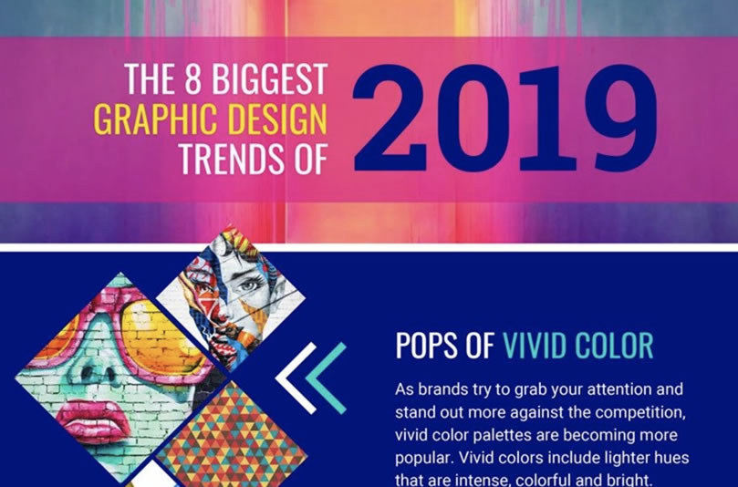 [Infographie] 8 Tendances graphiques pour 2019