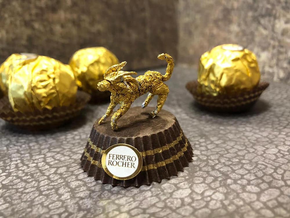 Les sculptures en Ferrero rocher par Ciro Wai 6