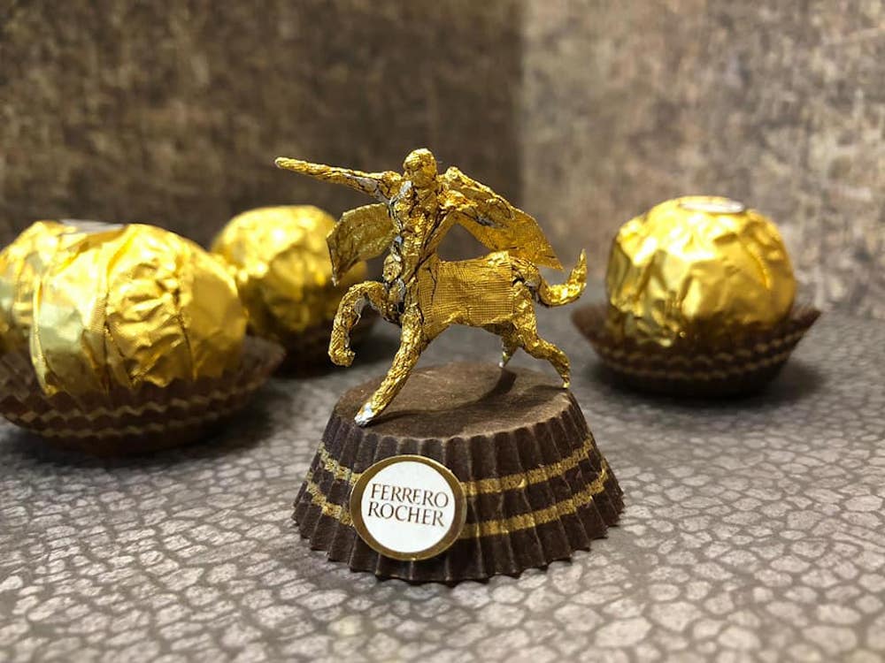 Les sculptures en Ferrero rocher par Ciro Wai 2