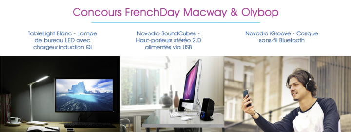[Terminé] Concours : MacWay offre des cadeaux Design pour la FrenchDay 1