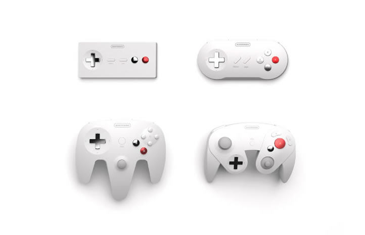 Manettes Nintendo revues minimalistes et design