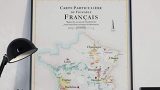 Affiche Carte des Vins de France