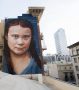 StreetArt – Portrait géant de Greta Thunberg