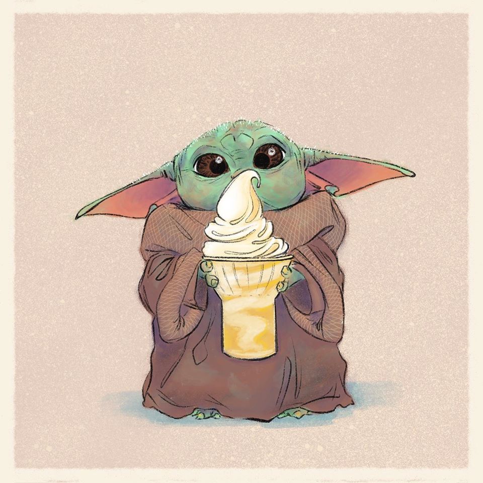 Les illustrations trop mignonnes de Baby Yoda
