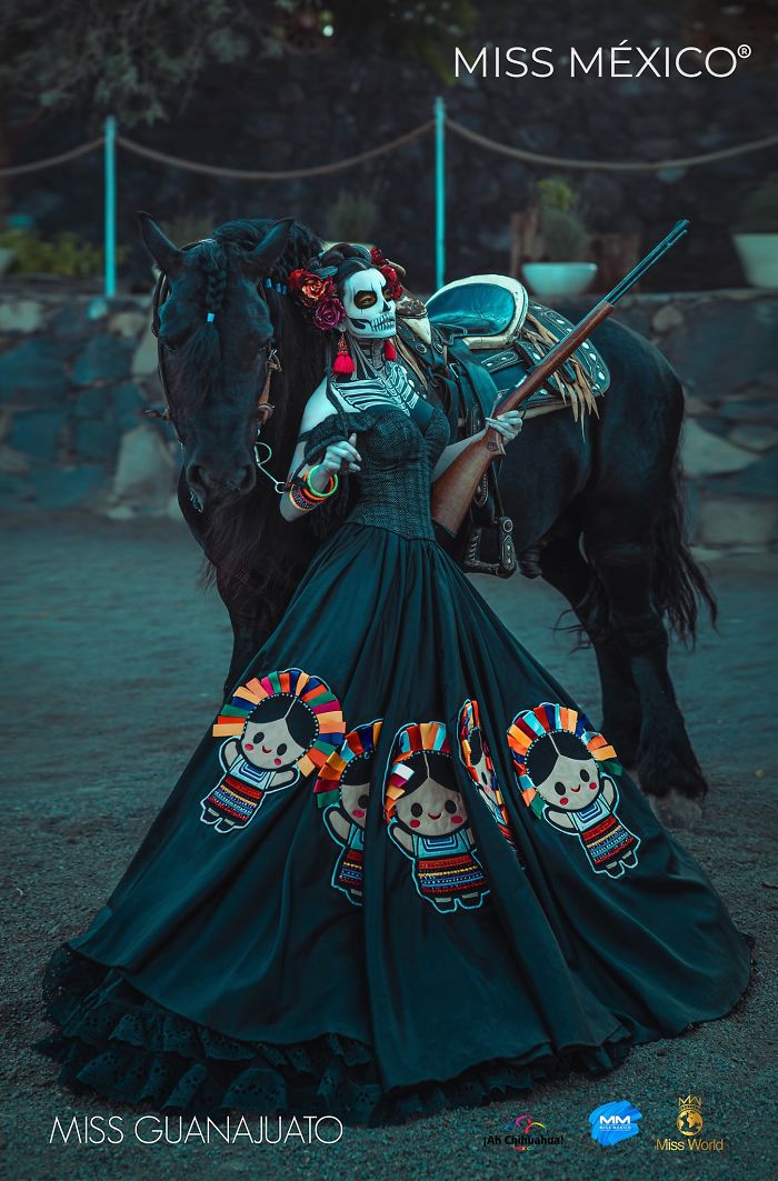 Les superbes costumes des miss mexico 2020 1