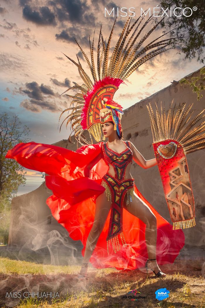 Les superbes costumes des miss mexico 2020 10