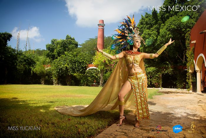 Les superbes costumes des miss mexico 2020 14