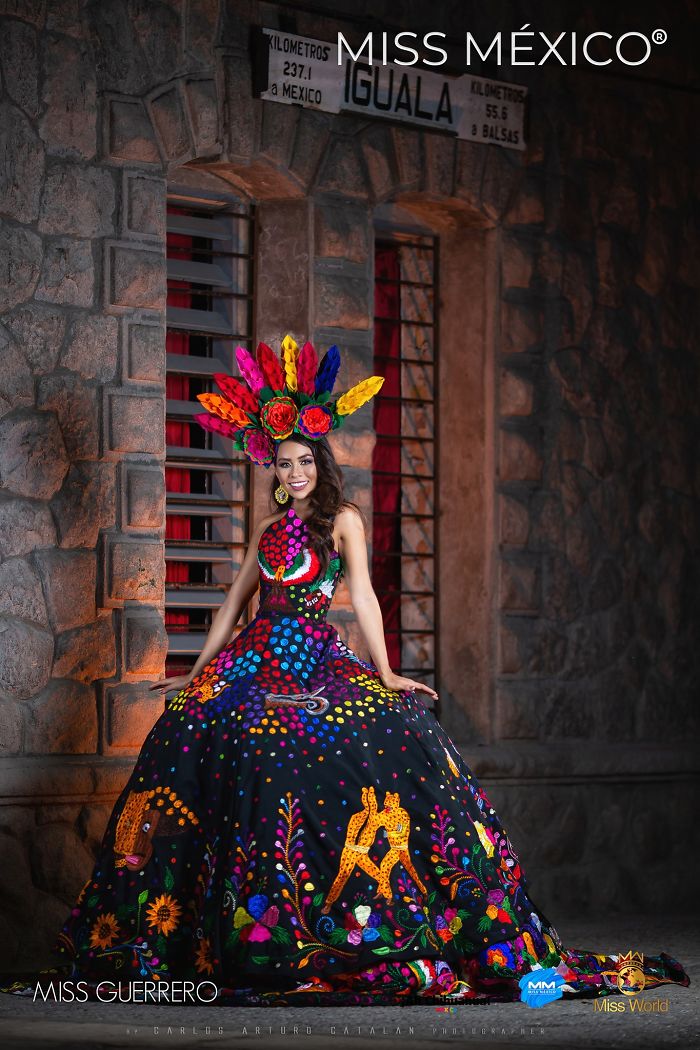 Les superbes costumes des miss mexico 2020 6