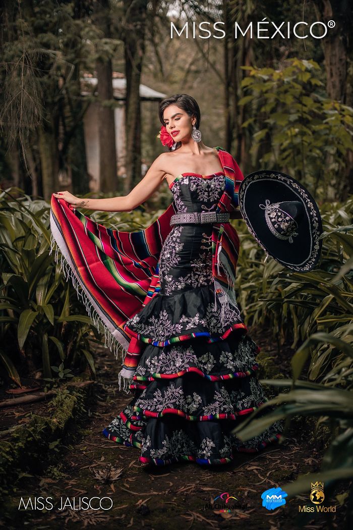 Les superbes costumes des miss mexico 2020 8