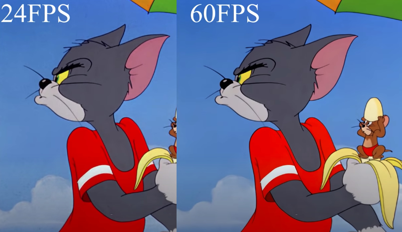 Le dessin animé Tom & Jerry à 60 fps, donne quoi ?