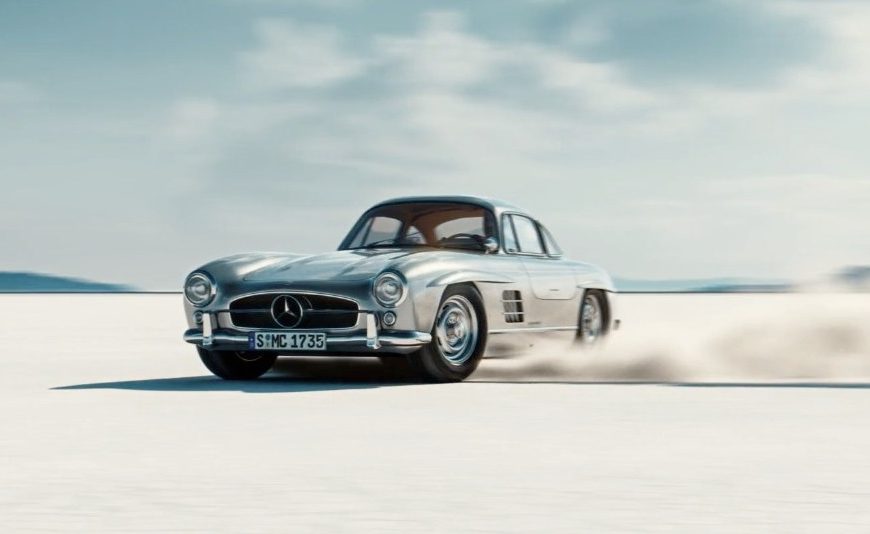 WOW : Gullwing – animation 3D d’une Mercedes-Benz 300SL