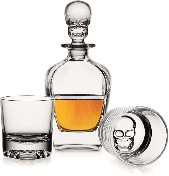 Verres à whisky tète de mort 1