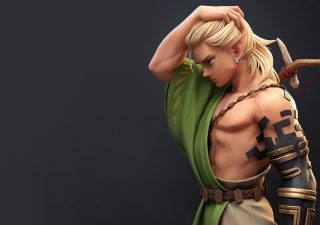 Modélisation 3D de Link dans Zelda Breath of the wild…