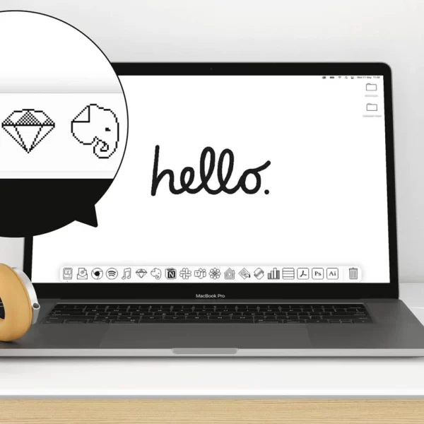 Des icônes et arrières plans RETRO pour votre Mac