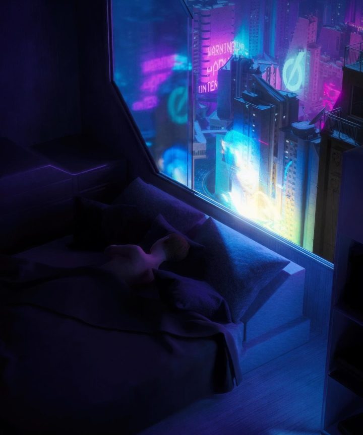 Synthwave Dreams : Concept Art par Space Meerkat 5