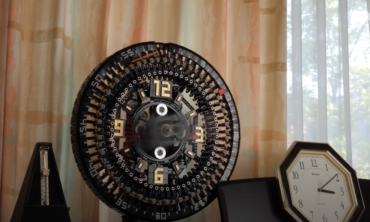 DIY Horloge à crémaillère en LEGO