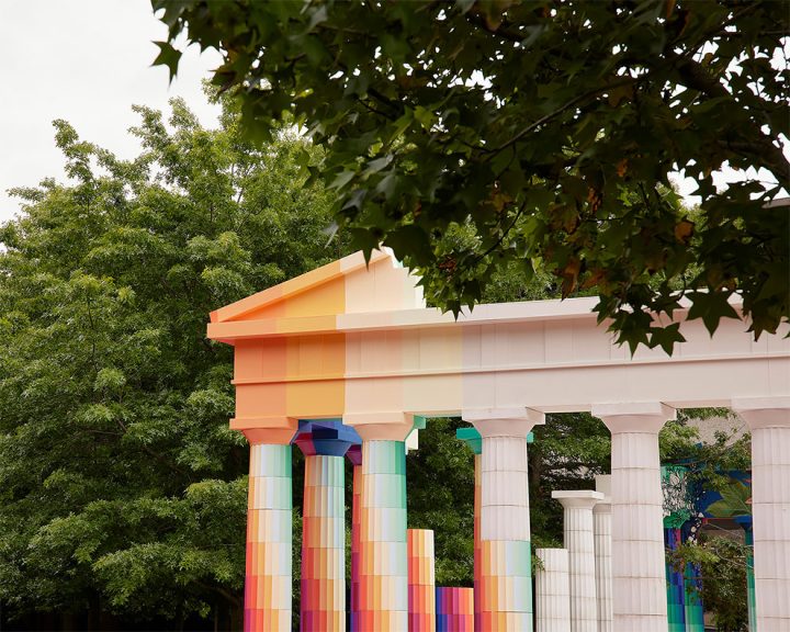 Streetart - Temple of Boom - le Parthenon tout en couleurs 5