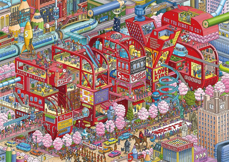 Ce studio japonais crée des illustrations incroyablement détaillées