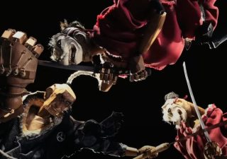 HIDARI – court métrage de samourai en stop motion