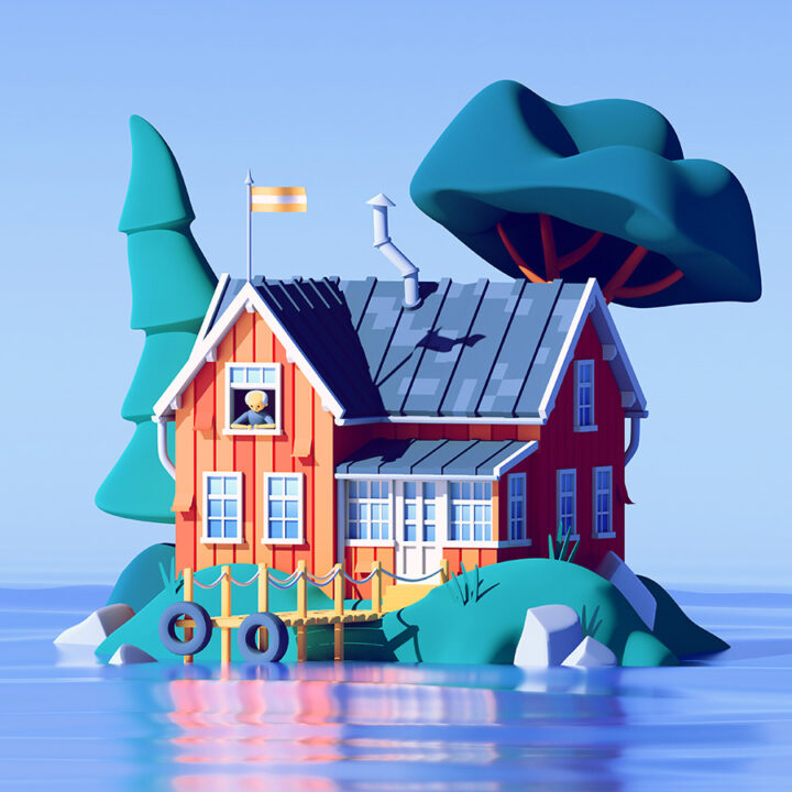 Les villages du monde, illustrations charmantes 3