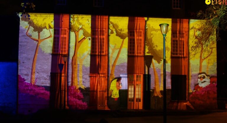 4 Saisons –  video mapping magnifique