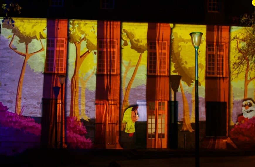 4 Saisons –  video mapping magnifique